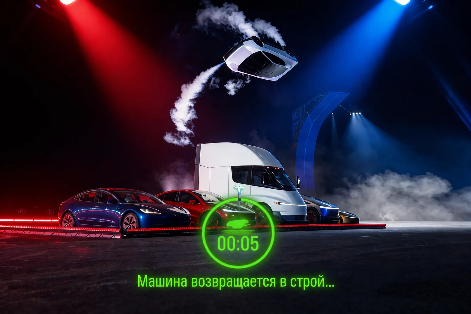Тесла наконец-то изобрела велосипед, который в танках уже давным давно...