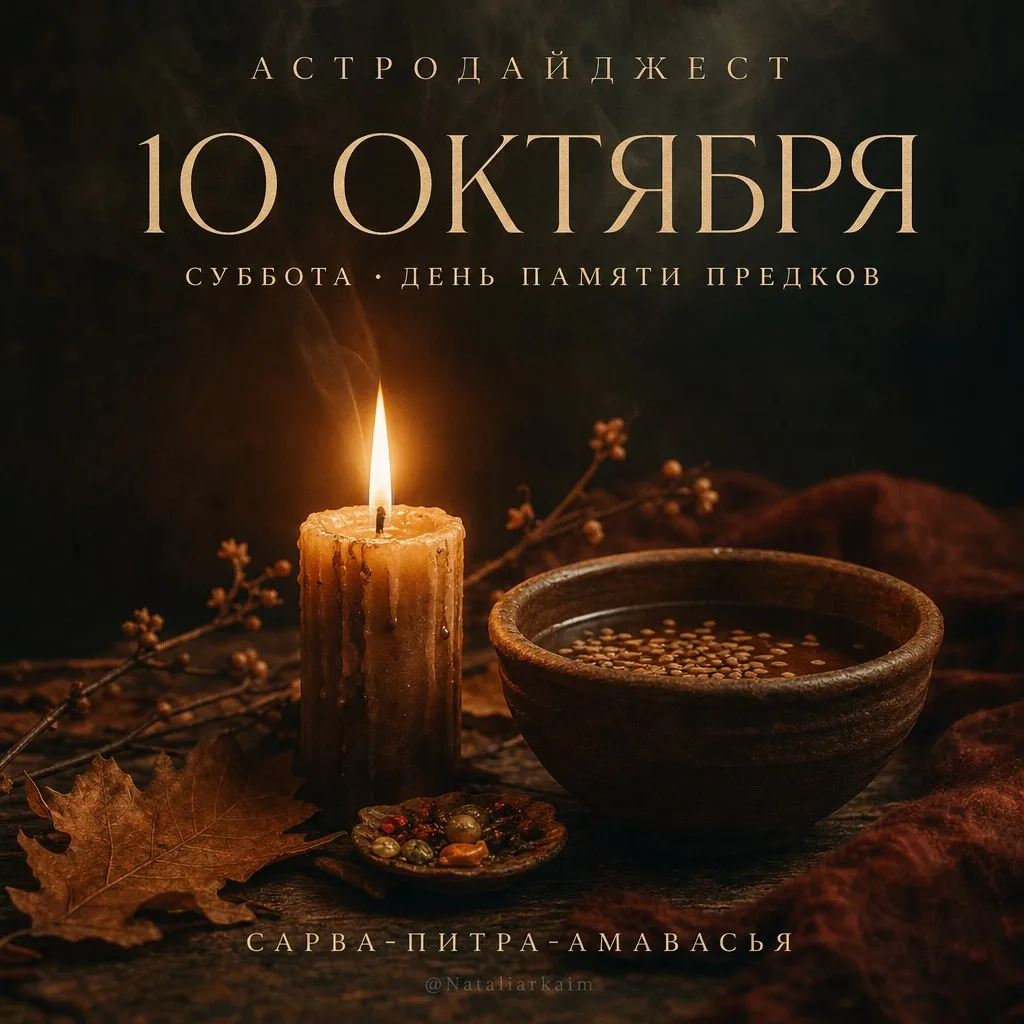 AСТРОДАЙДЖЕСТ 10 ОКТЯБРЯ, СУББОТА - ДЕНЬ САТУРНА 🪐