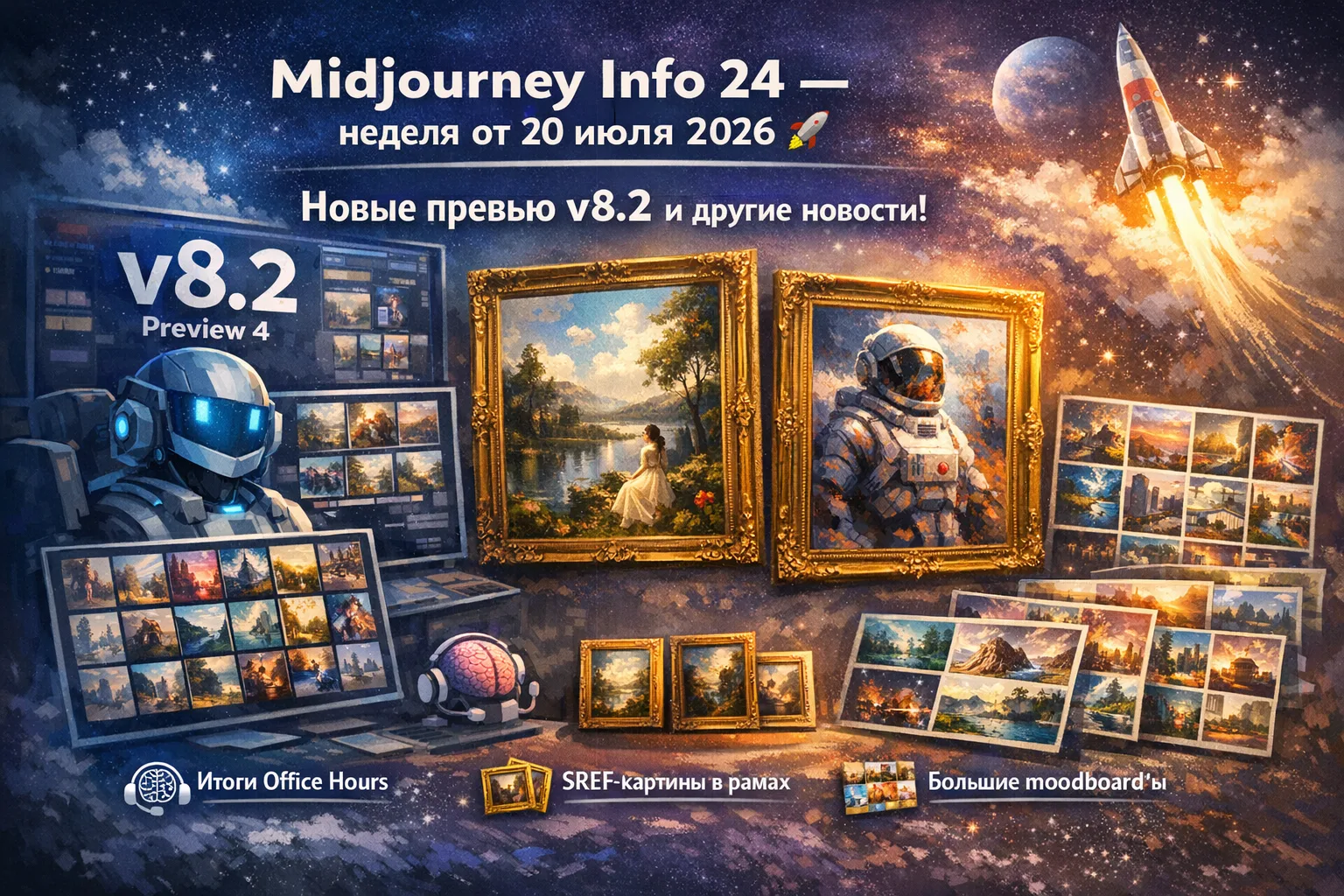 Midjourney Info 24 — неделя от 20 июля 2026 🚀