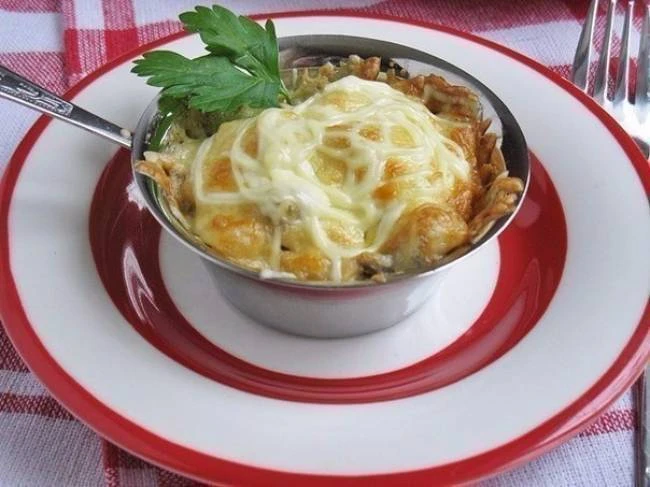 🍲 Жюльен из курицы с грибами