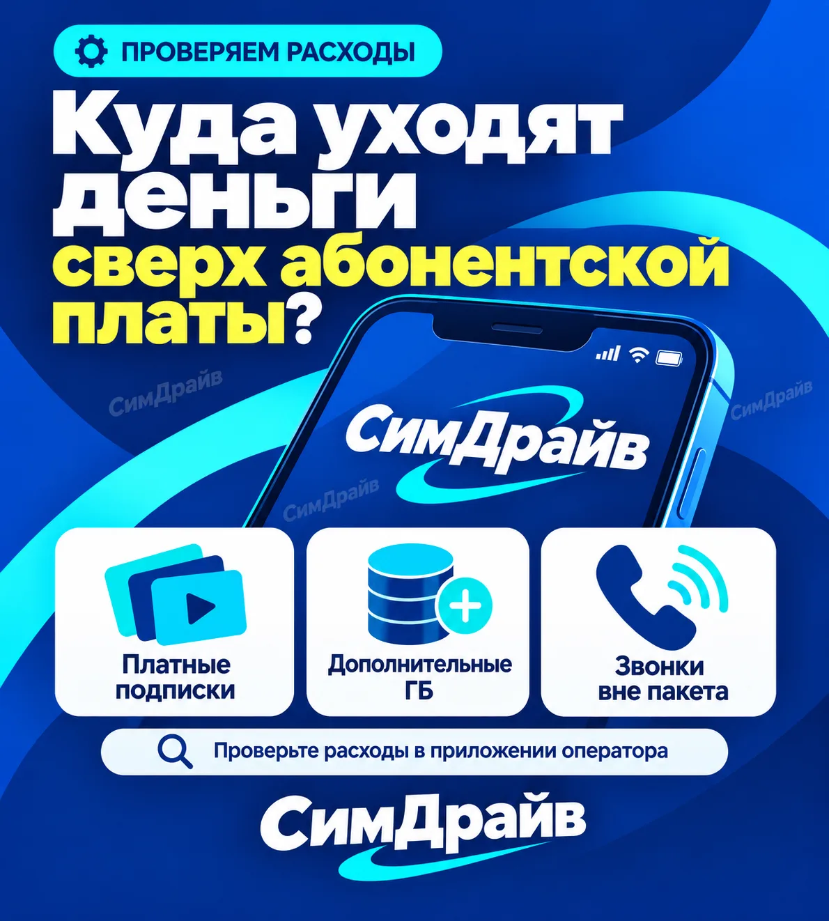 💸 Куда уходят деньги сверх абонентской платы?