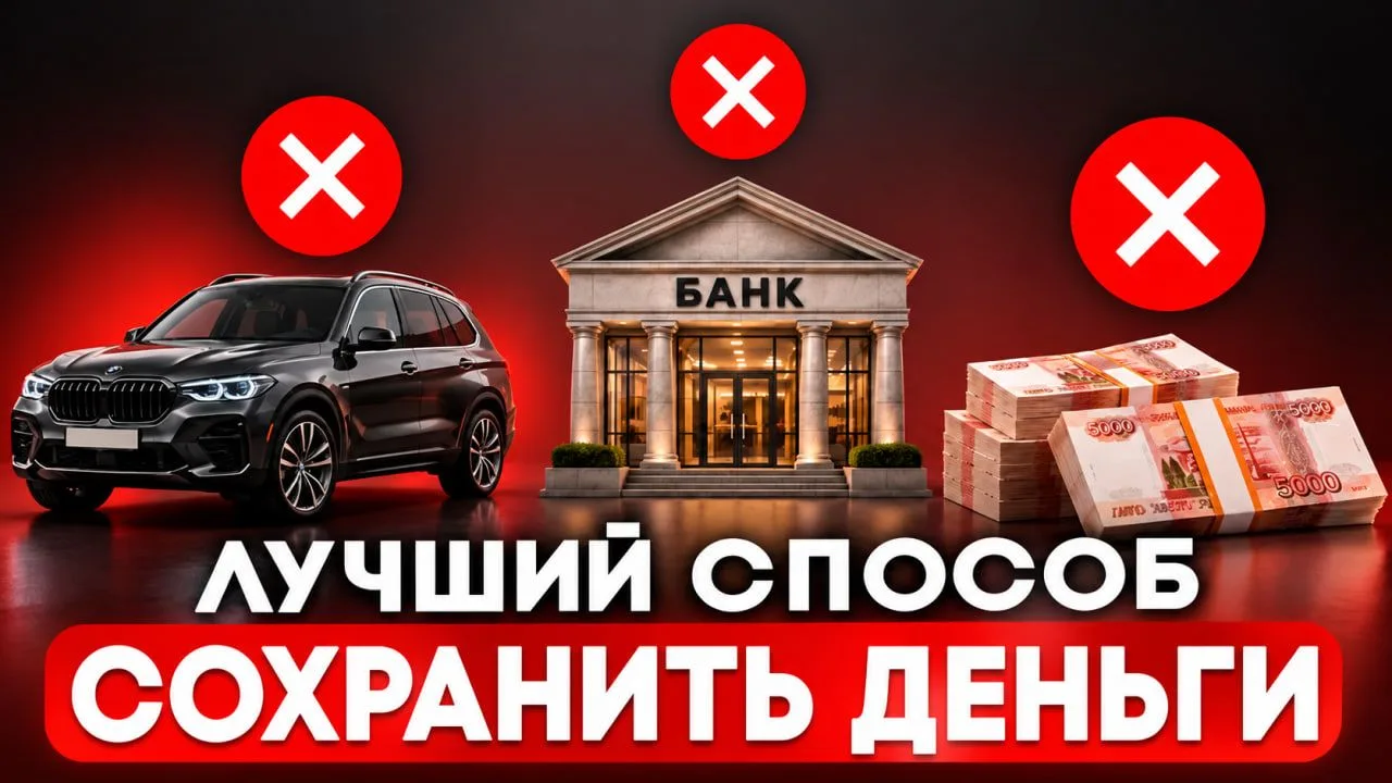 💰 Вклад, наличные, автомобиль, биржа или земля — где сохранить капитал в 2026 году?