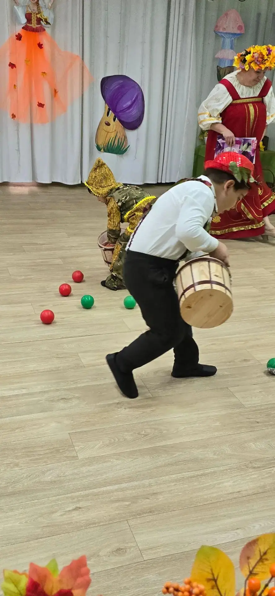 🍂 Спортивно‑осенний марафон «Собираем урожай» в детском саду🍂