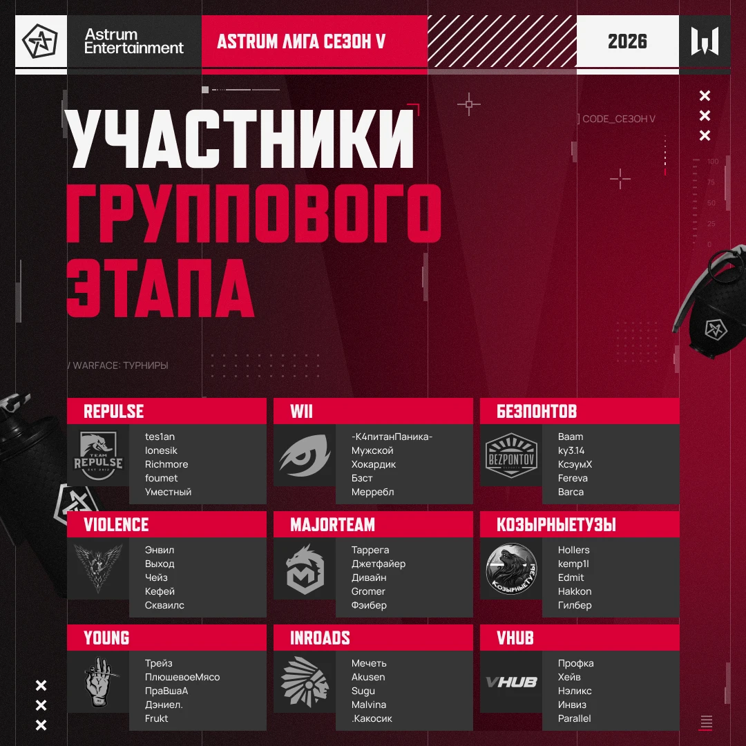 Только лучшие команды. Только хардкор 🔥