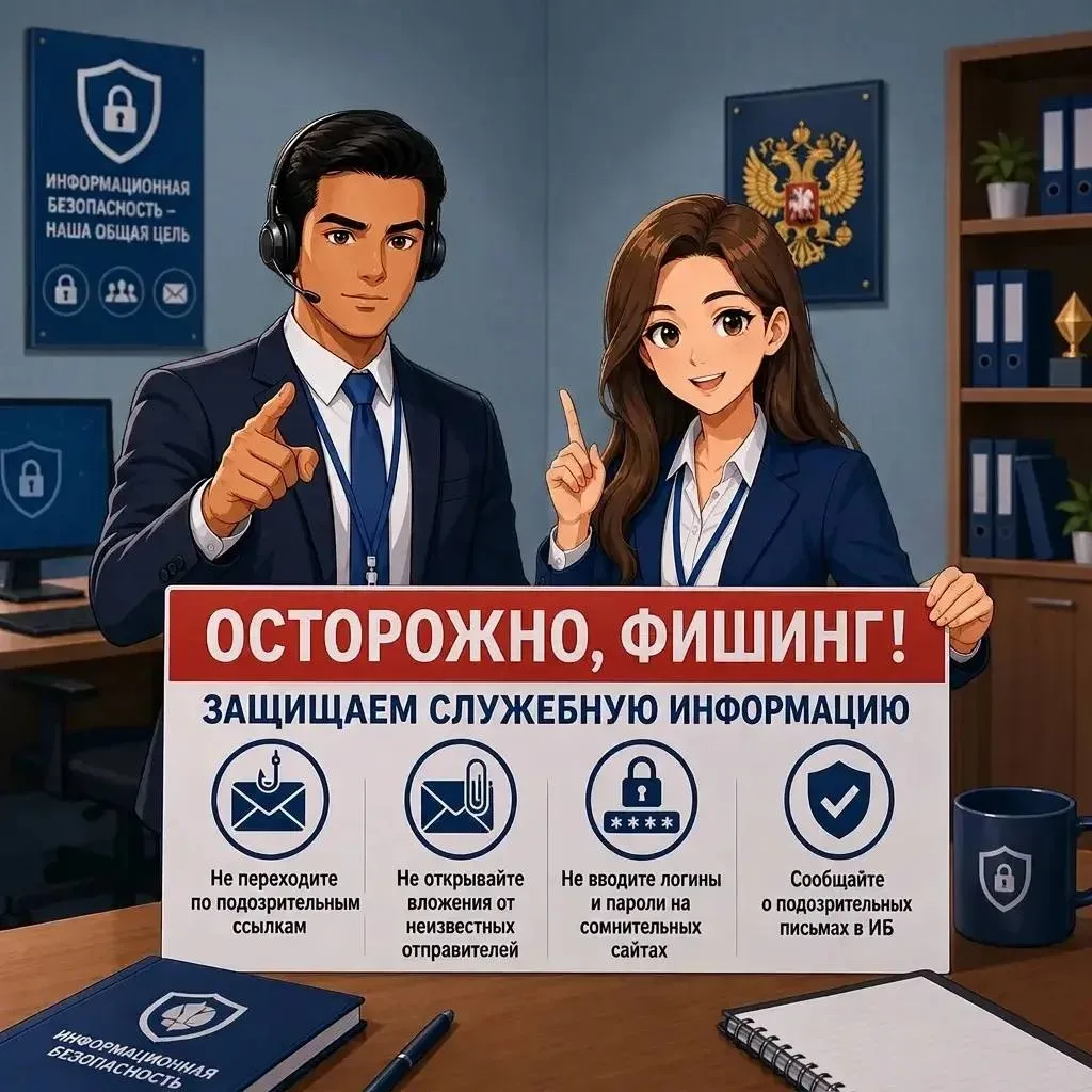 💼 Осторожно, фишинг: защищаем служебную информацию