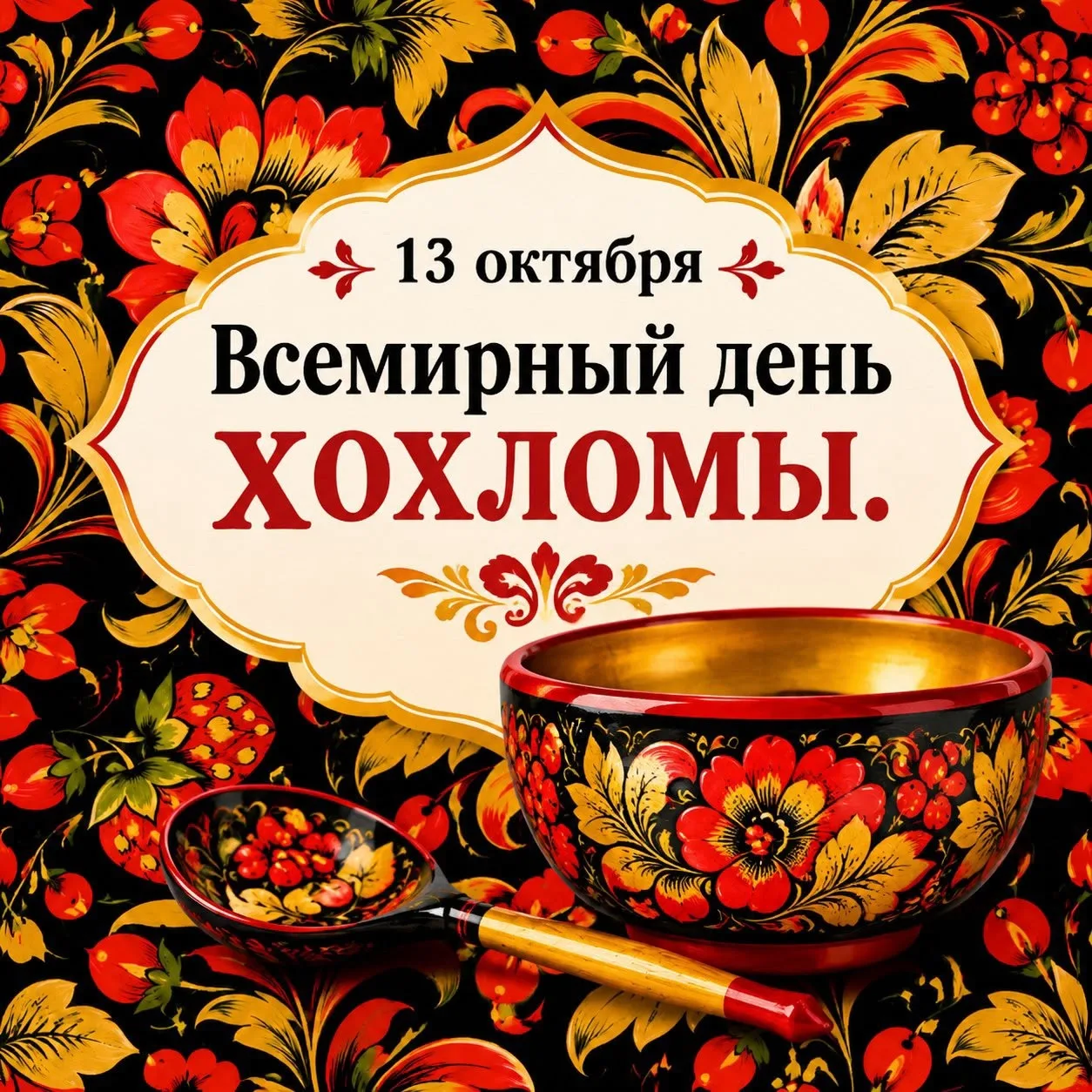 ✨ ЗОЛОТАЯ ХОХЛОМА — КРАСОТА, КОТОРАЯ ЖИВЁТ ВЕКАМИ! ❤