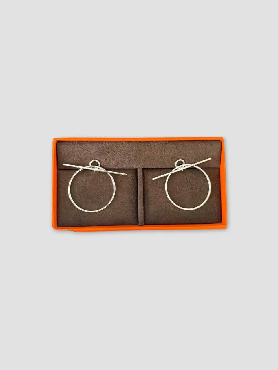 Новые серьги Hermes, полный комплект