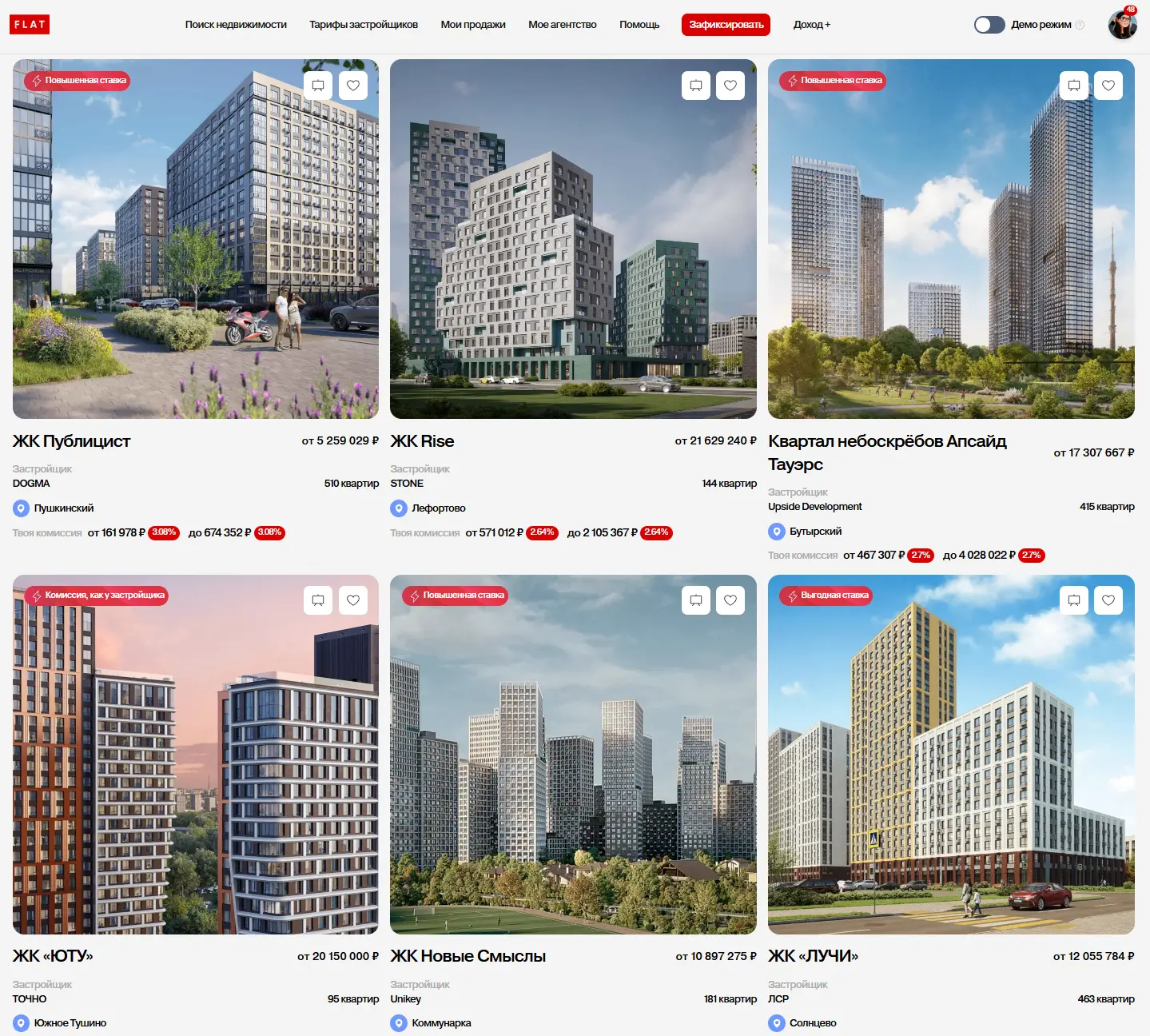 Лучшие комиссии для партнеров FLAT в октябре
