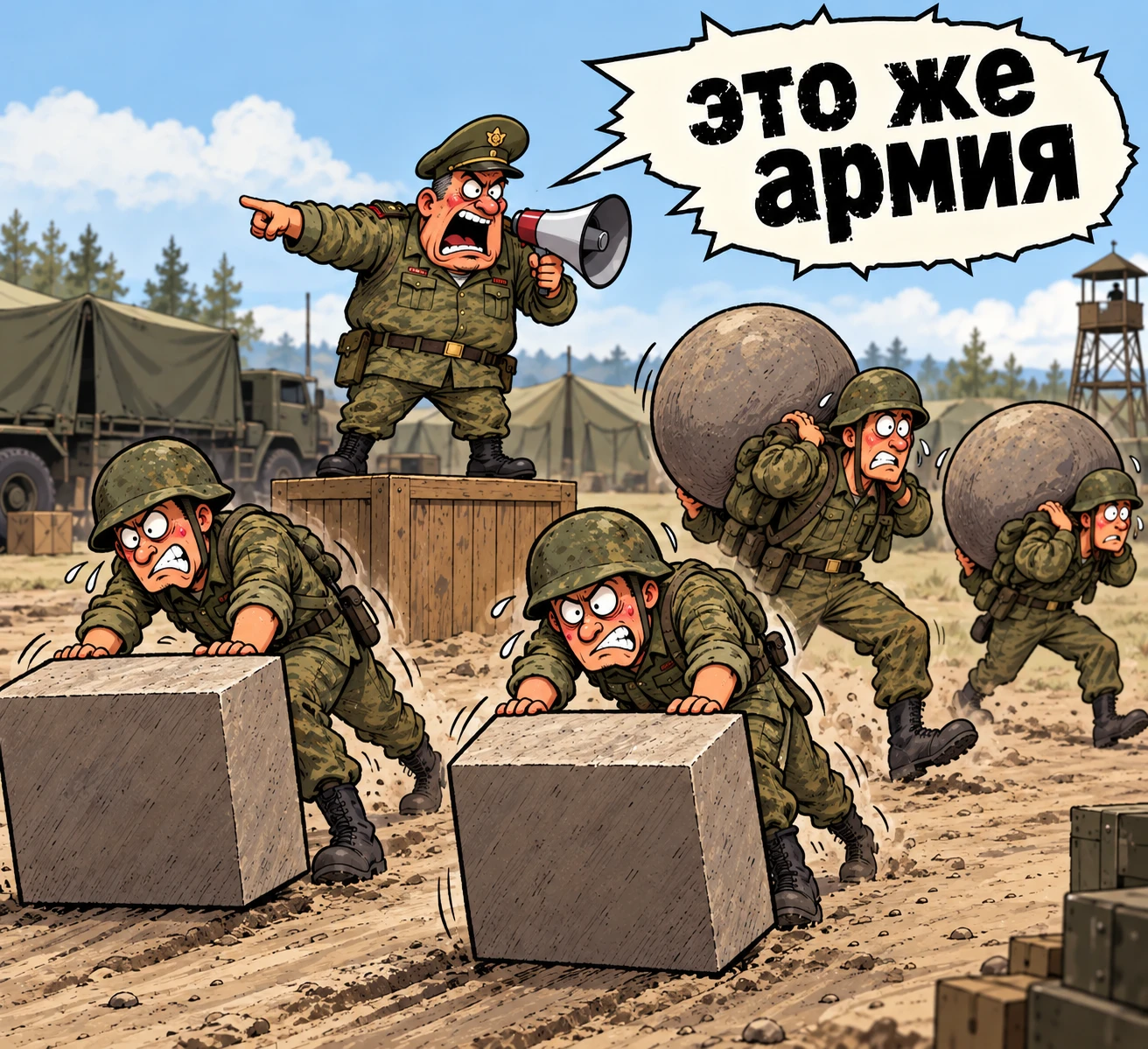 «Это же армия!» Как часто я тут слышал эти слова. Они звучат для оправдания любого идио...