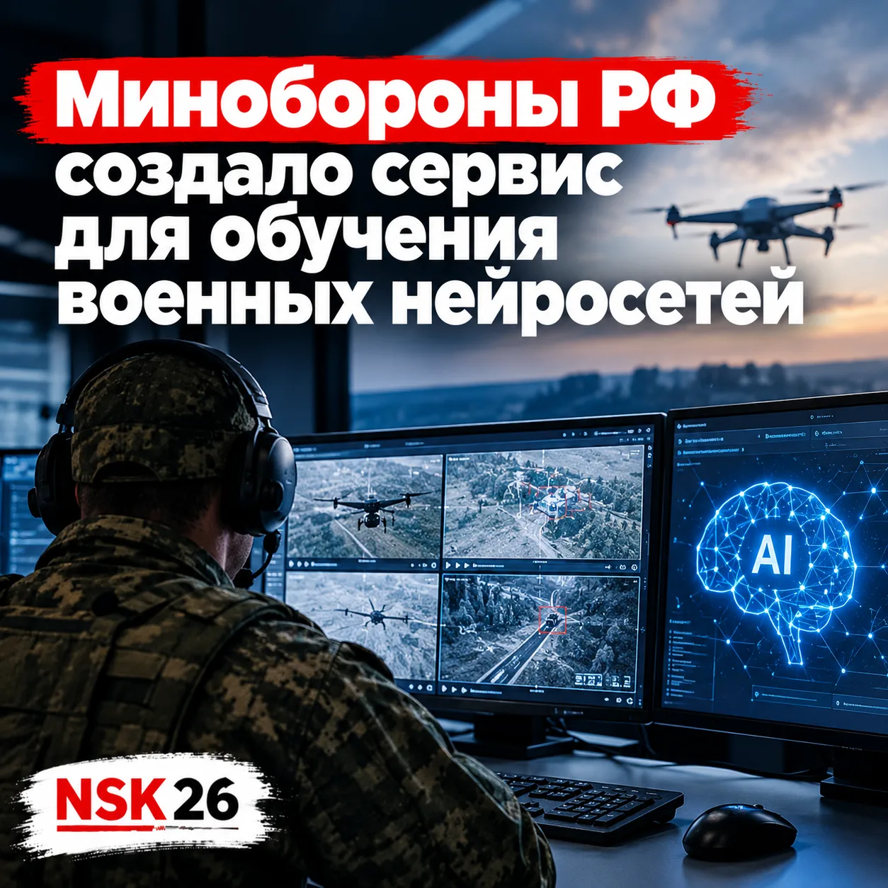 ⚡️ Минобороны РФ создало сервис для обучения военных нейросетей