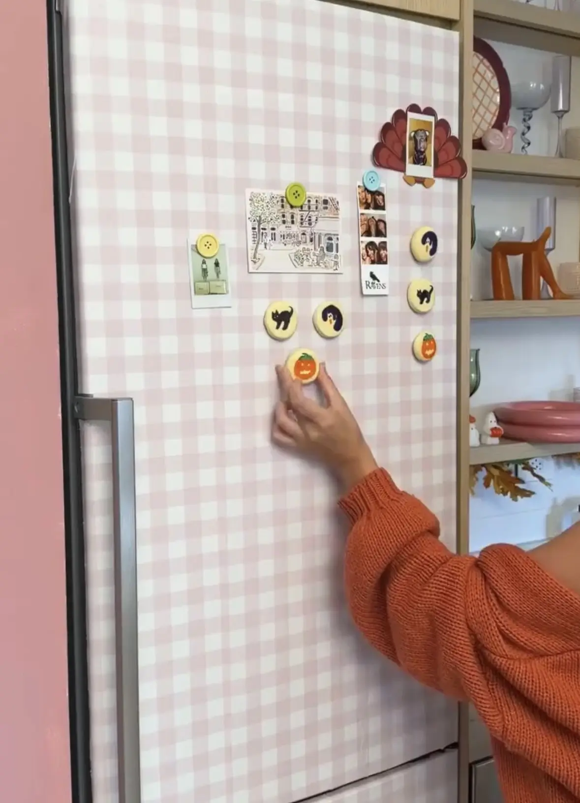 Делаем страшные магниты из глины🧡