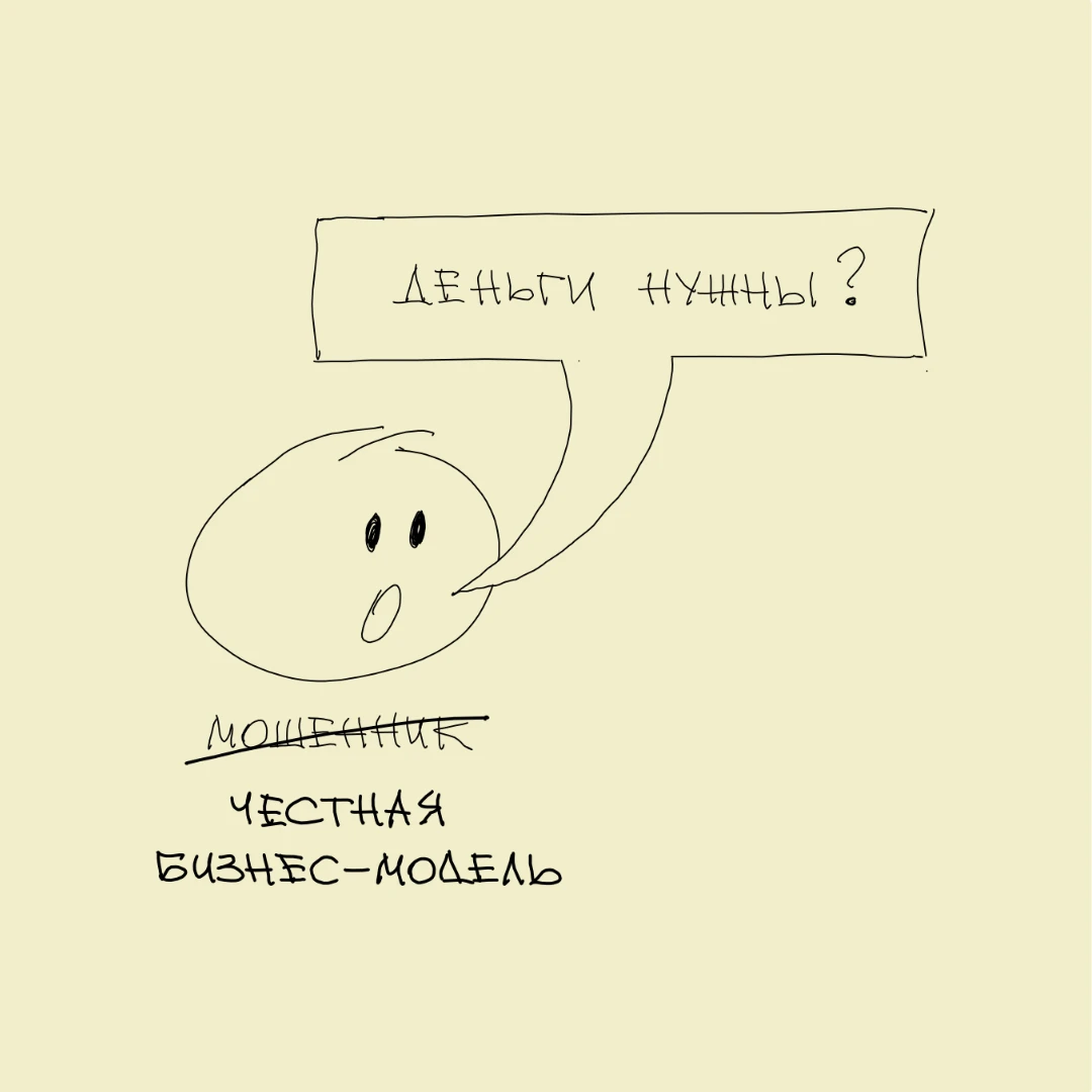1. Твоей компании деньги нужны? Вопрос стрёмный — потому что его задают обычно только б...