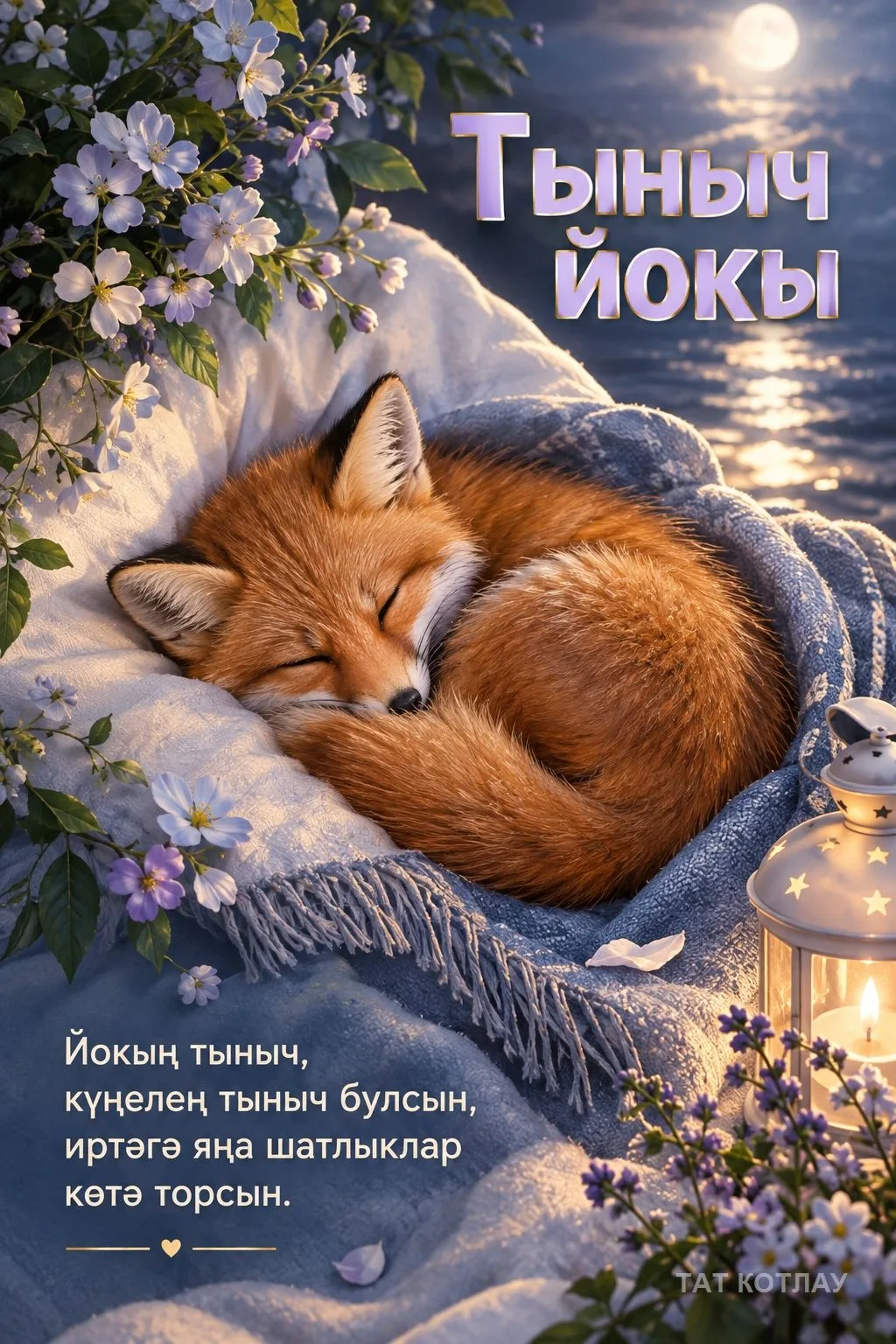 👍 Хәерле Тыныч йокы