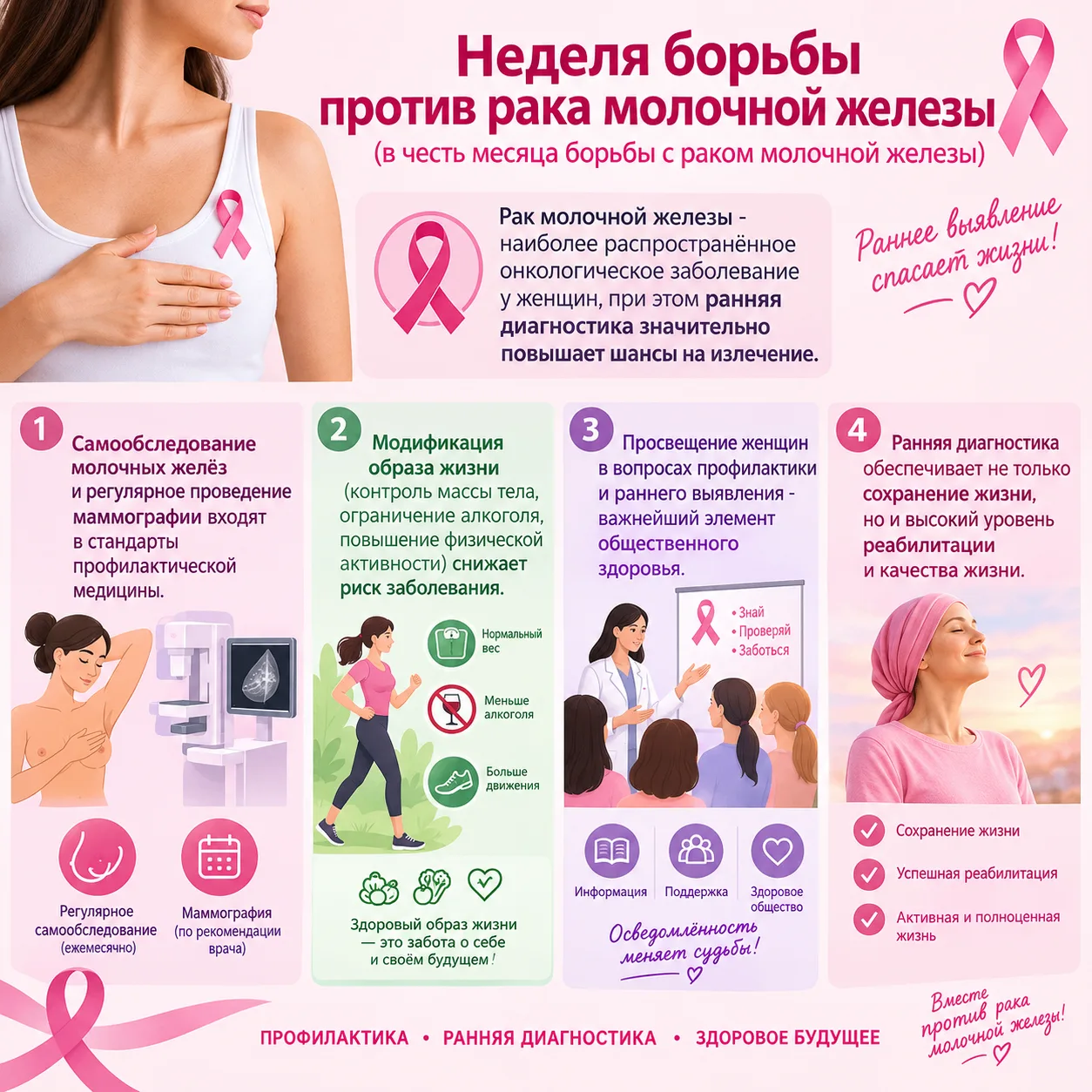 Неделя борьбы против рака молочной железы
