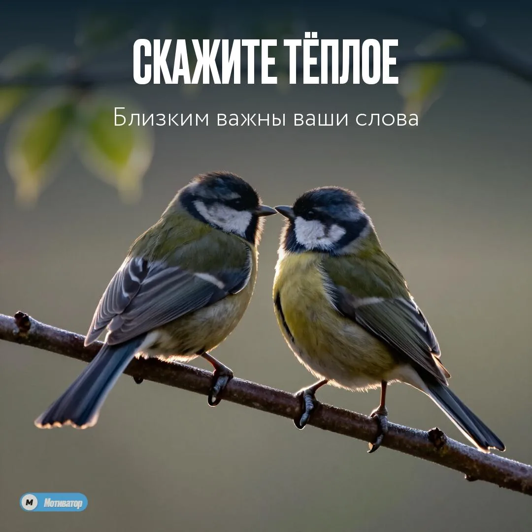 ❤️ Не откладывайте тёплые слова