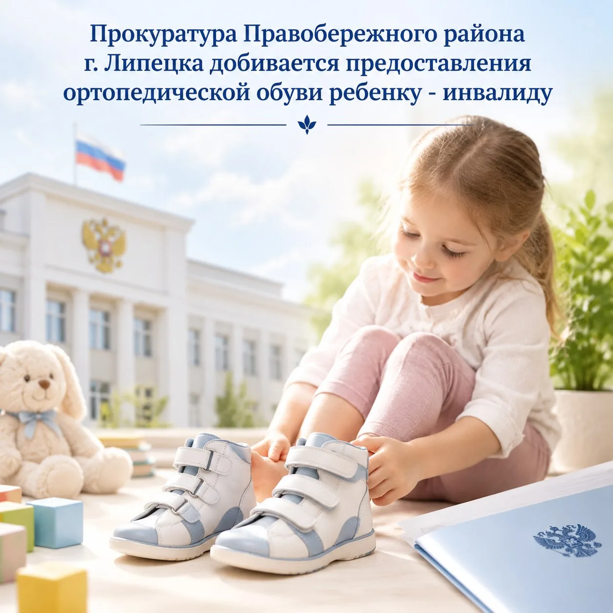 🥿Прокуратура Правобережного района г. Липецка добивается предоставления ортопедической...