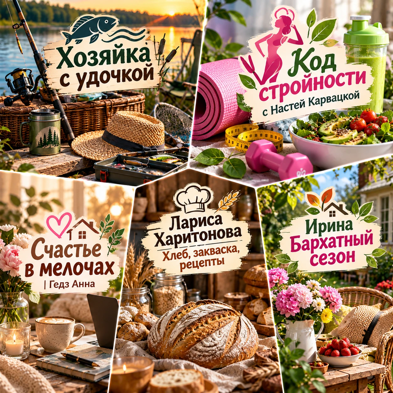 ✨ Собрала тёплую подборку каналов про обычную жизнь, вкусную еду, заботу о себе, уют и ...