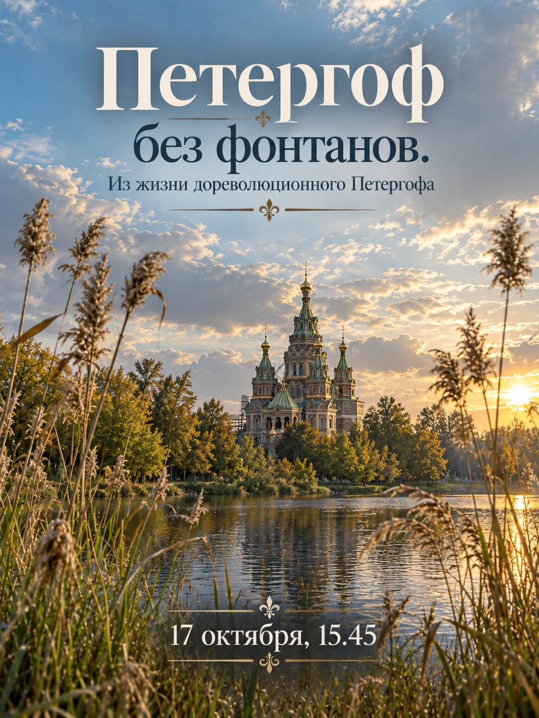🌿 «Петергоф без фонтанов. Из жизни дореволюционного Петергофа» - бесплатная экскурсия