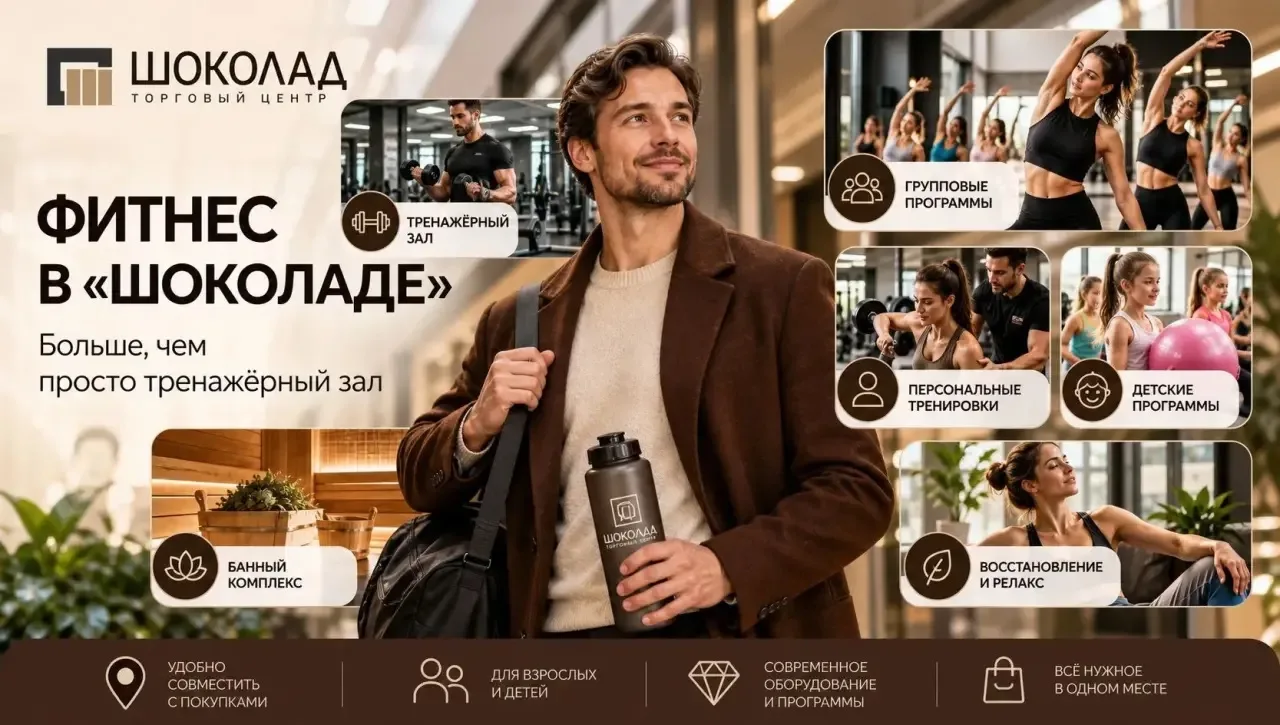 Фитнес — это не только тренажёры.