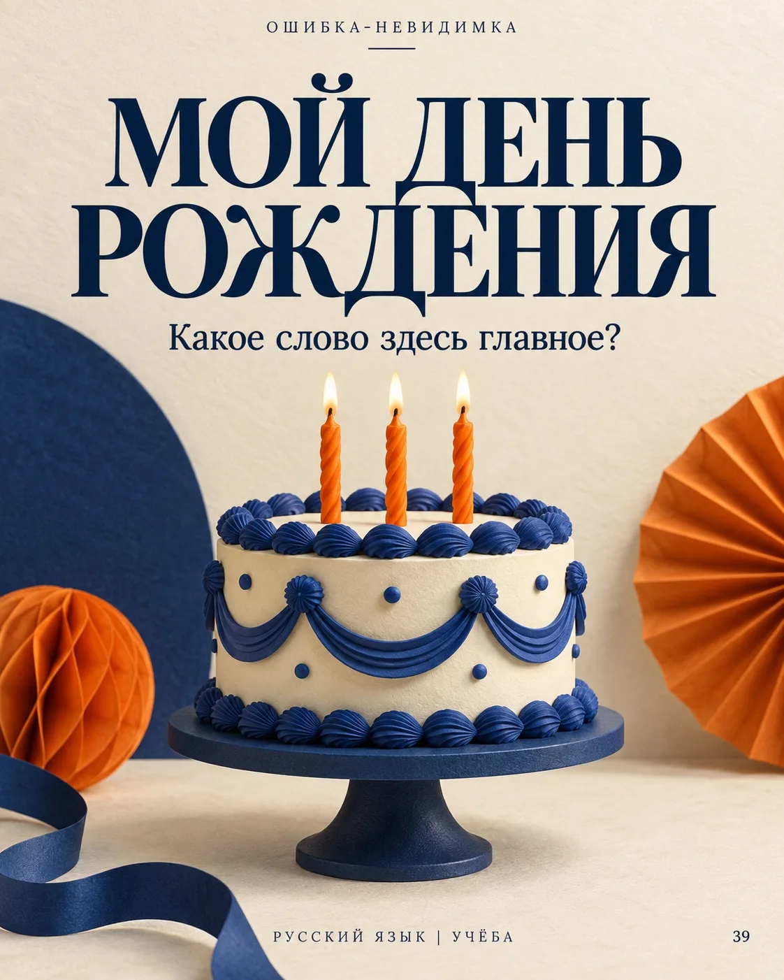 🎂 Моё день рождения? У праздника другое главное слово