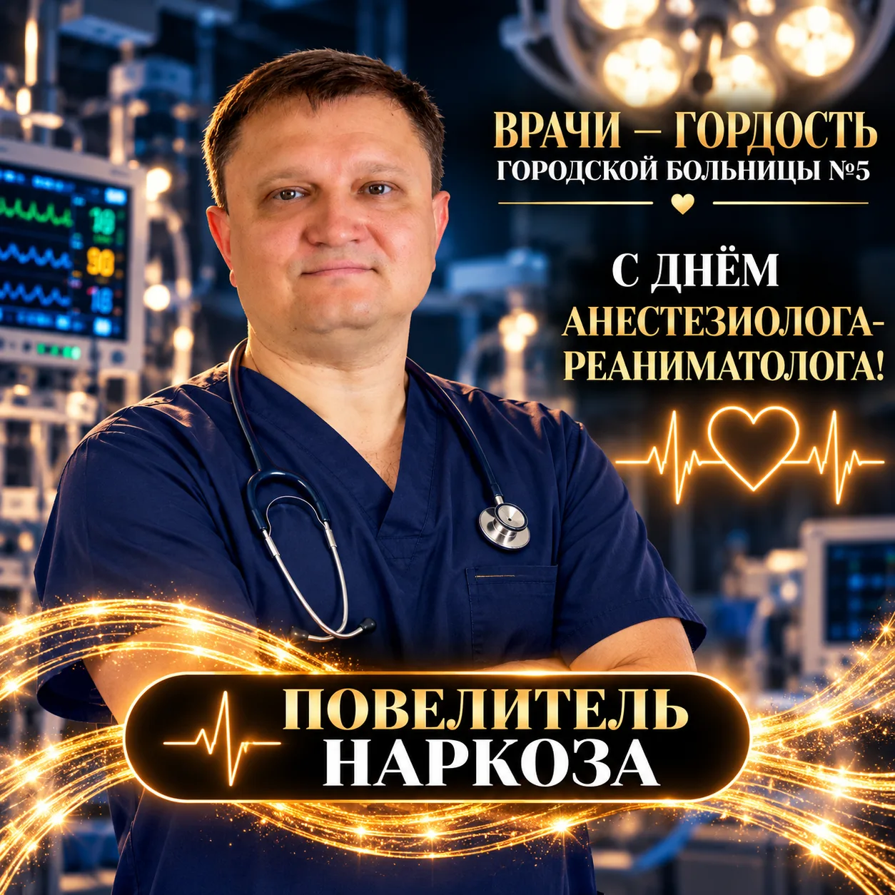 🥼🩺 16 октября — День анестезиолога-реаниматолога!