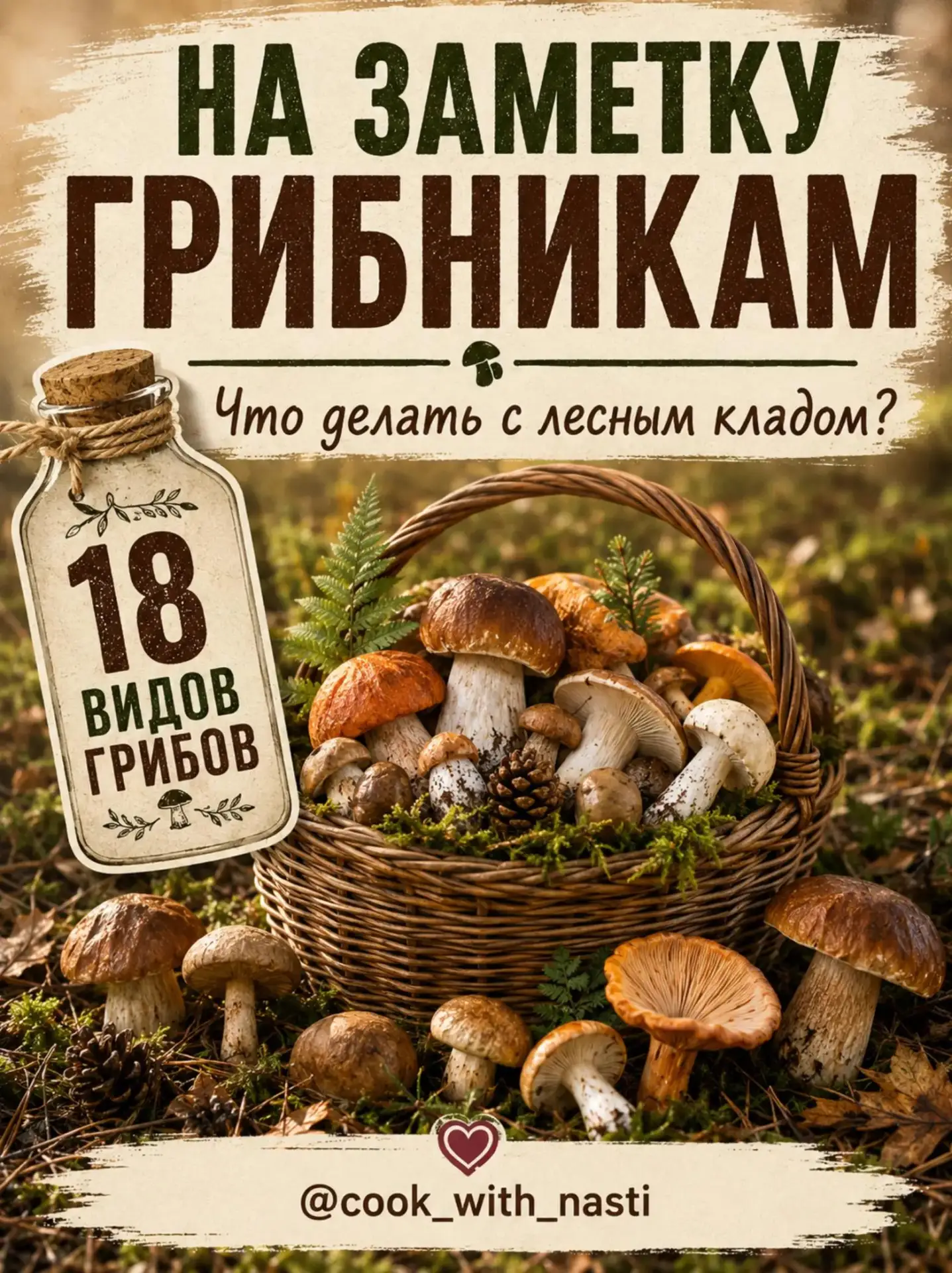 📌 На заметку грибникам.