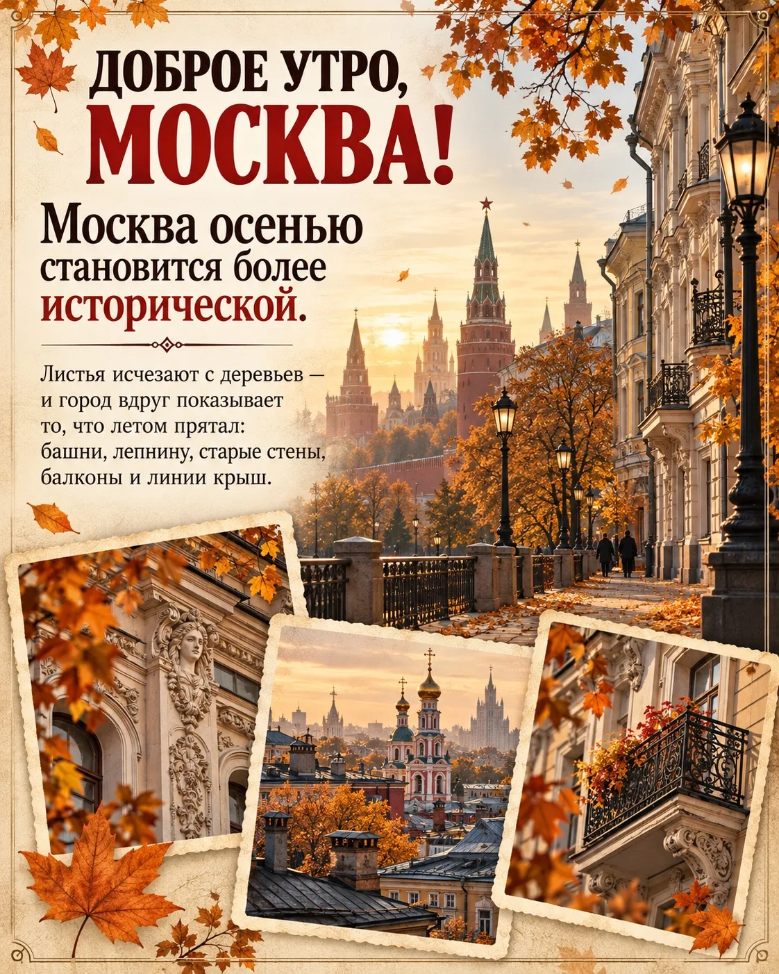 ☀️Доброе утро, Москва!