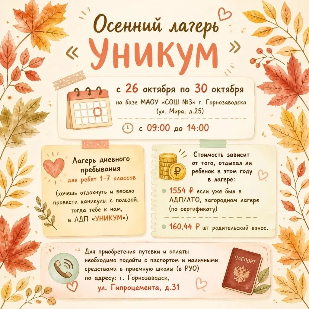 🍂 Тёплая осень начинается здесь! 🍂