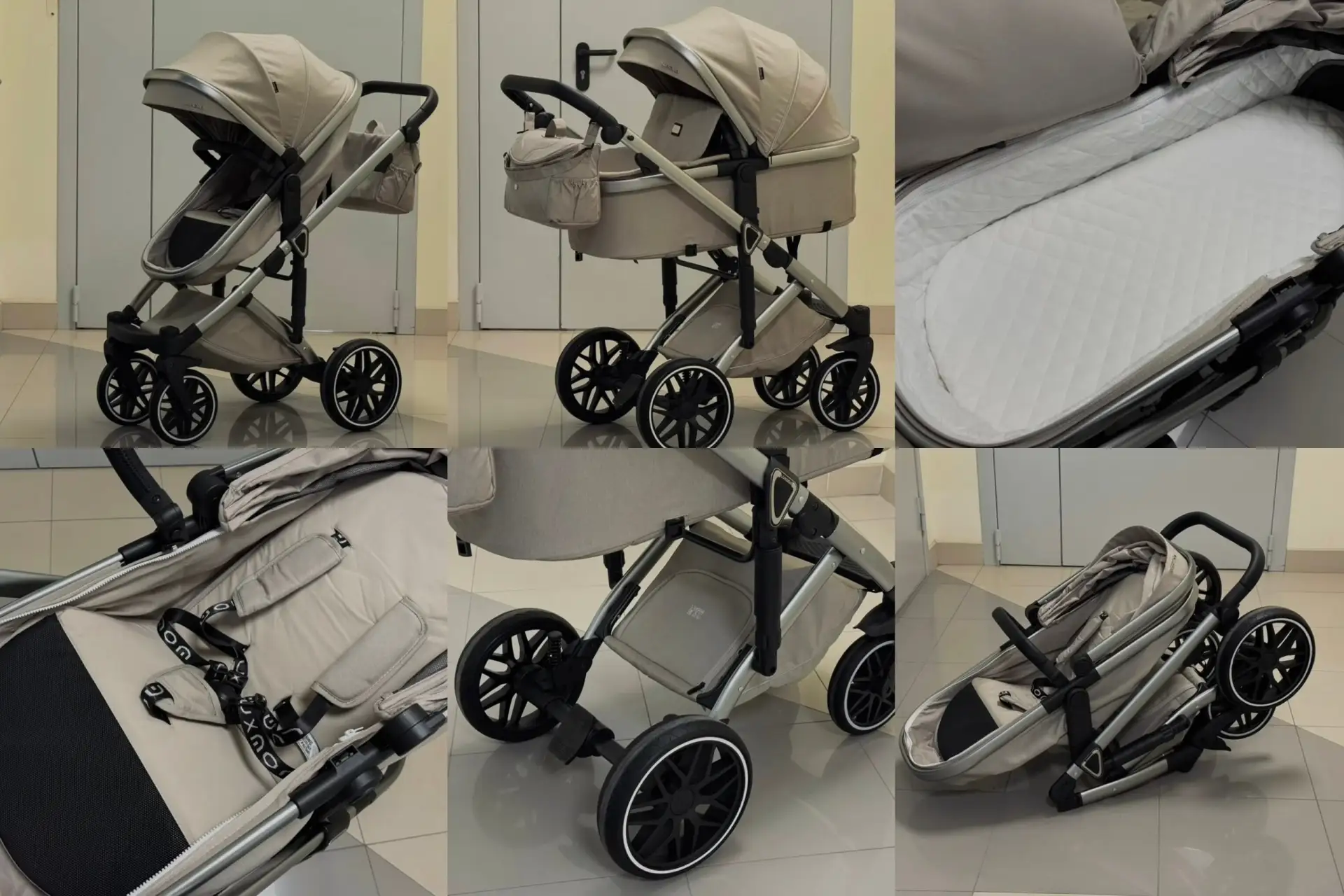 Продам коляску Luxmom F2A. Полный комплект: сумка, дождевик, москитная сетка, зимние ва...