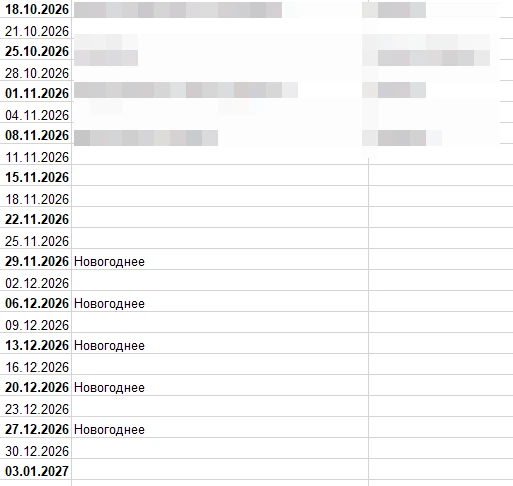 Корректировал план съемок рецептов на ближайшее время. 🎅 Вывод, а новый год то совсем ...