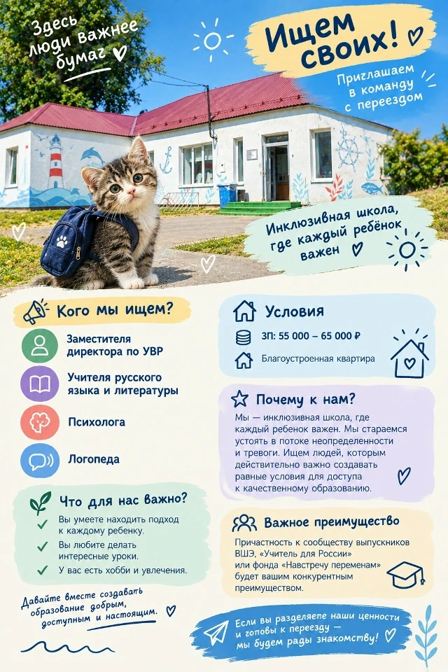 💙 ИЩЕМ СВОИХ! ПРИГЛАШАЕМ В КОМАНДУ С ПЕРЕЕЗДОМ!