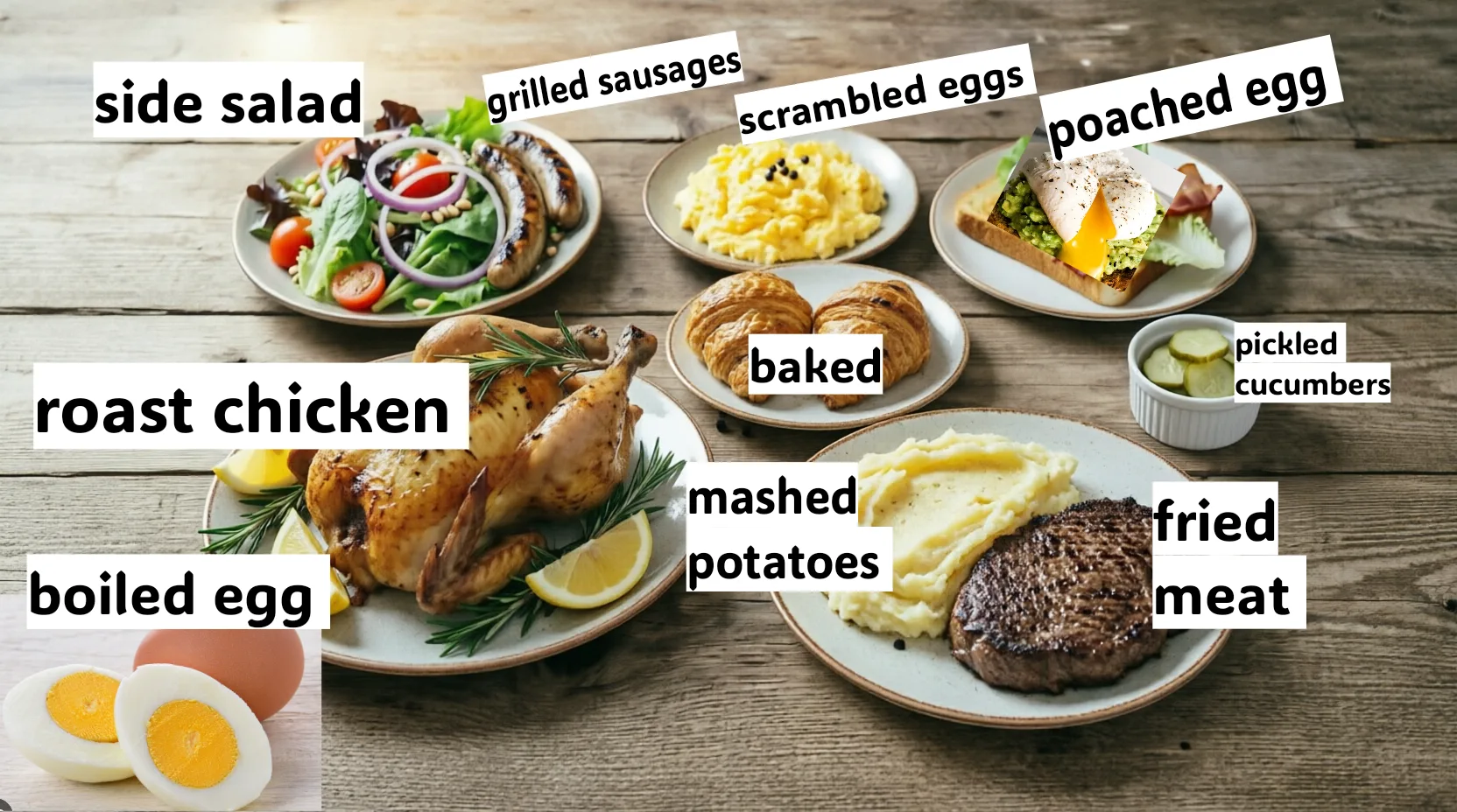 What's for breakfast / lunch/ dinner?