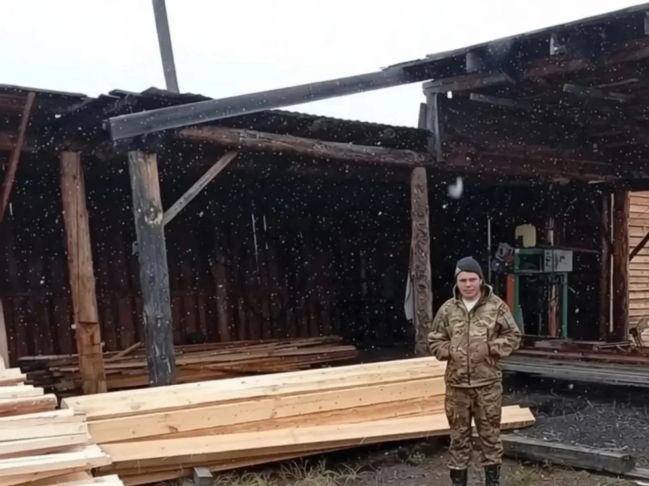 Ветеран СВО из Бурятии запустил собственное производство пиломатериалов