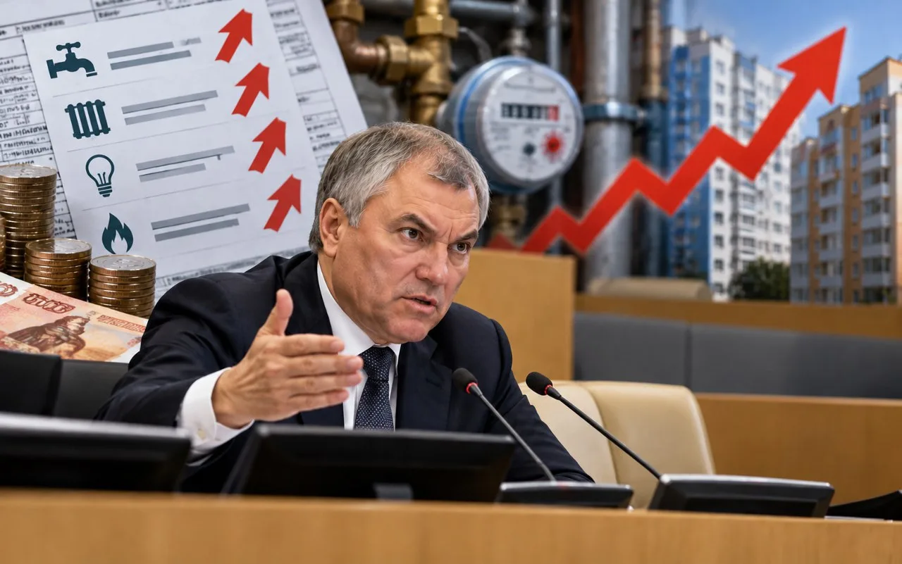 💸 «Нет совести!»: Володин потребовал разобраться с ростом тарифов ЖКХ