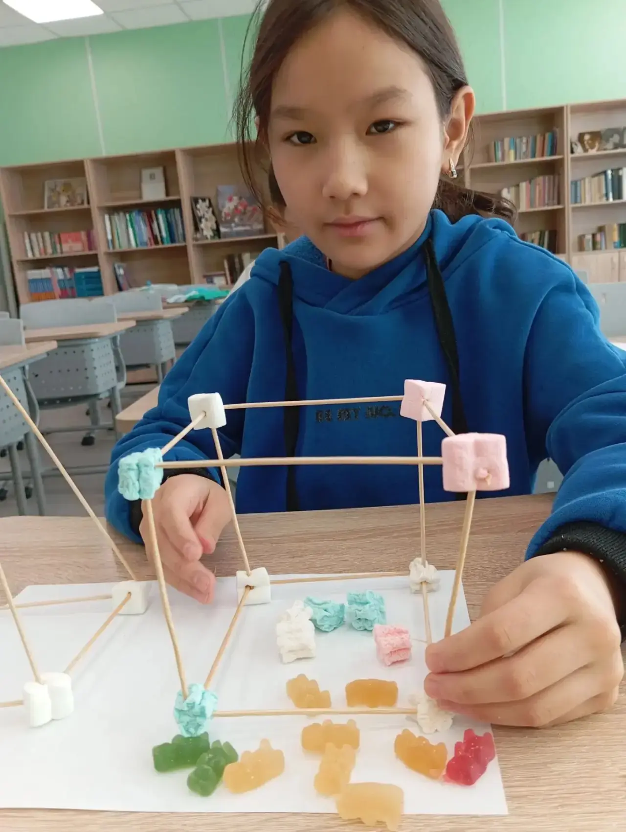🧊Ученики 5мк класса приняли участие в сладком мастер - классе по созданию моделей геом...