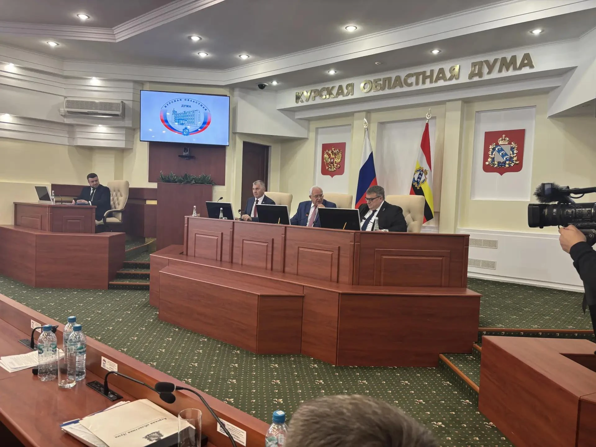 Константин Комков и Николай Волобуев избраны заместителями председателя Курской областн...