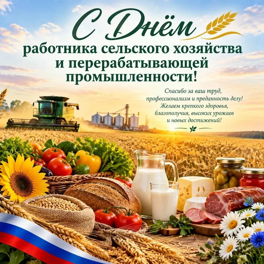 📢 Поздравление по случаю профессионального праздника аграриям адресовала глава округа ...