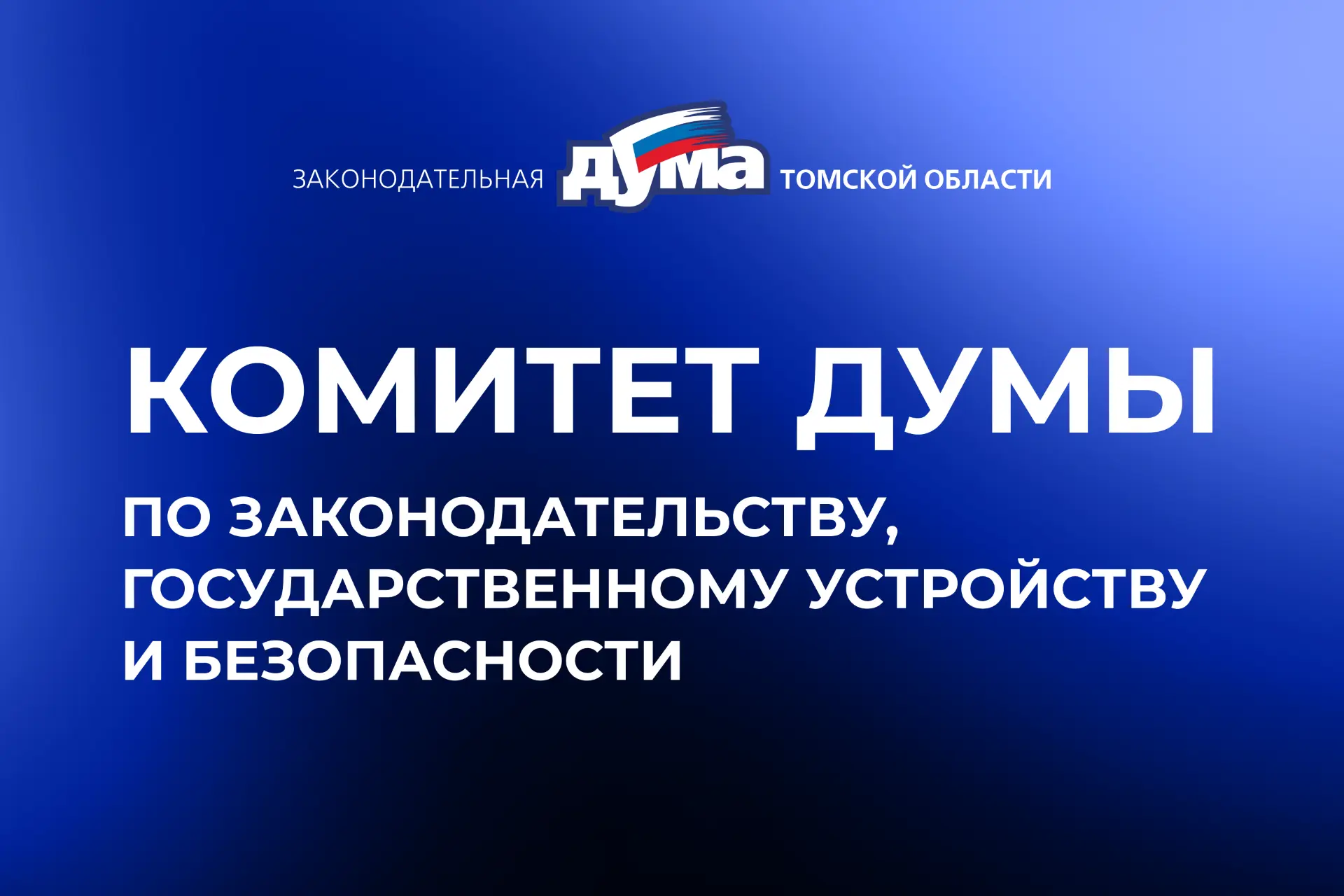 Сформирован состав комитета думы по законодательству, государственному устройству и без...