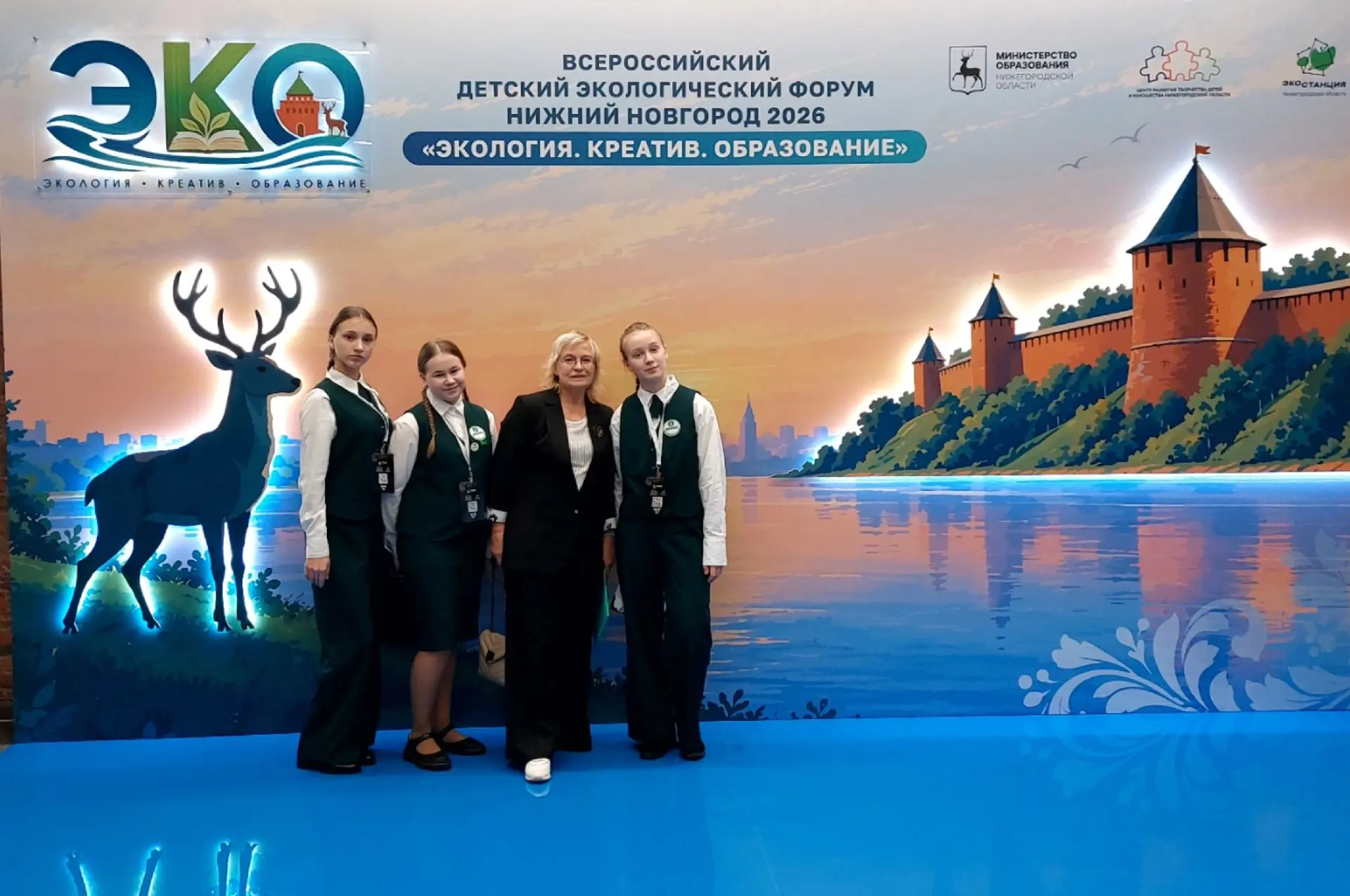 Команда юных исследователей Нюксенской средней школы участвует  во Всероссийском детско...