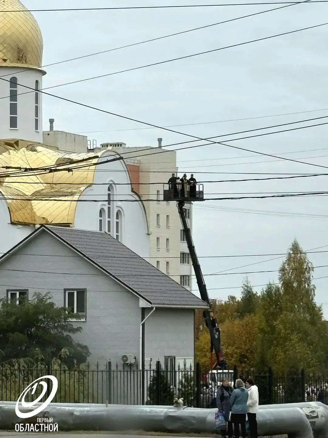 Сегодня в Орле освятили обновлённые своды храма блаженной Матроны Московской.