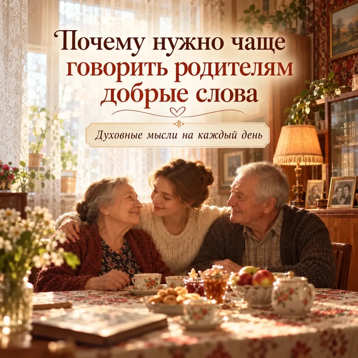 🤍 Почему нужно чаще говорить родителям добрые слова