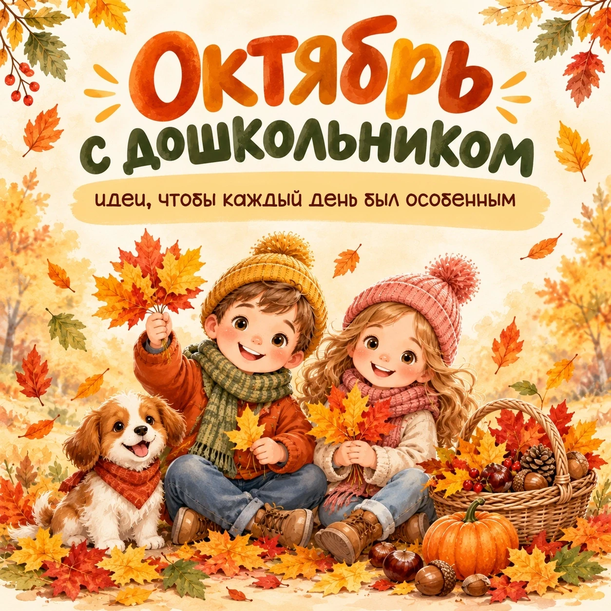 📌«Октябрь с дошкольником»