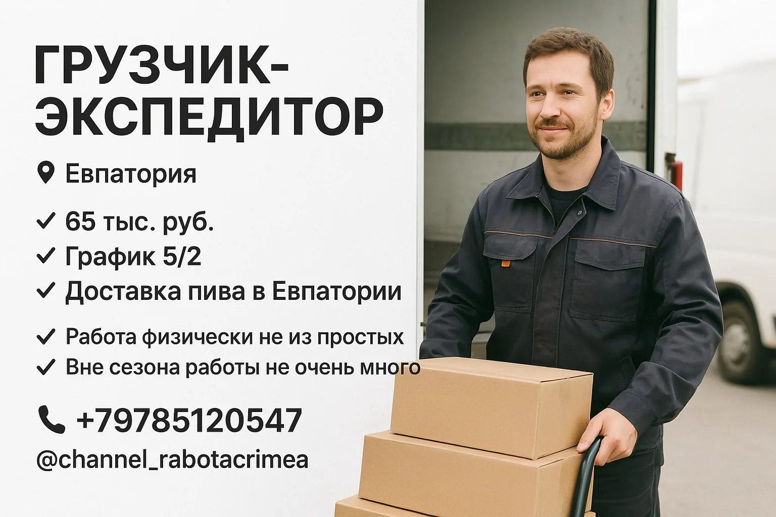 🔊 ГРУЗЧИК-ЭКСПЕДИТОР