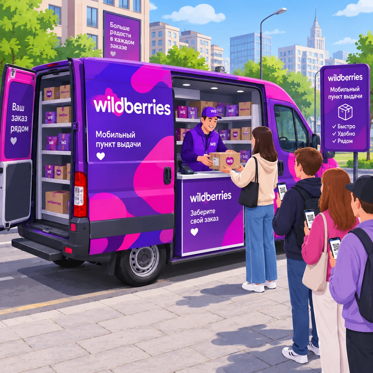 📰 Wildberries запустил автолавку-пункт выдачи для деревень Тверской области