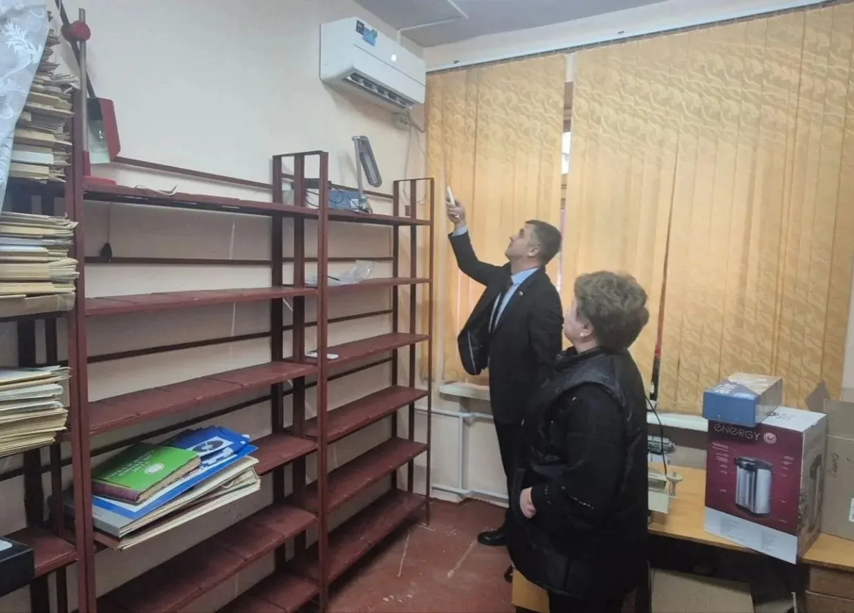 В архиве Медногорска установили кондиционеры