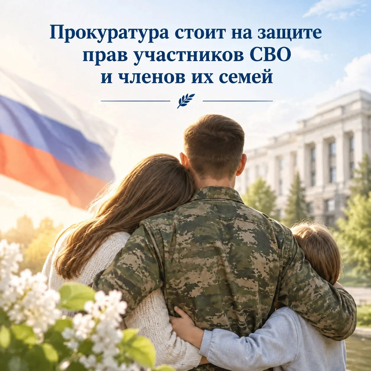 🇷🇺Прокуратура стоит на защите прав участников СВО и членов их семей