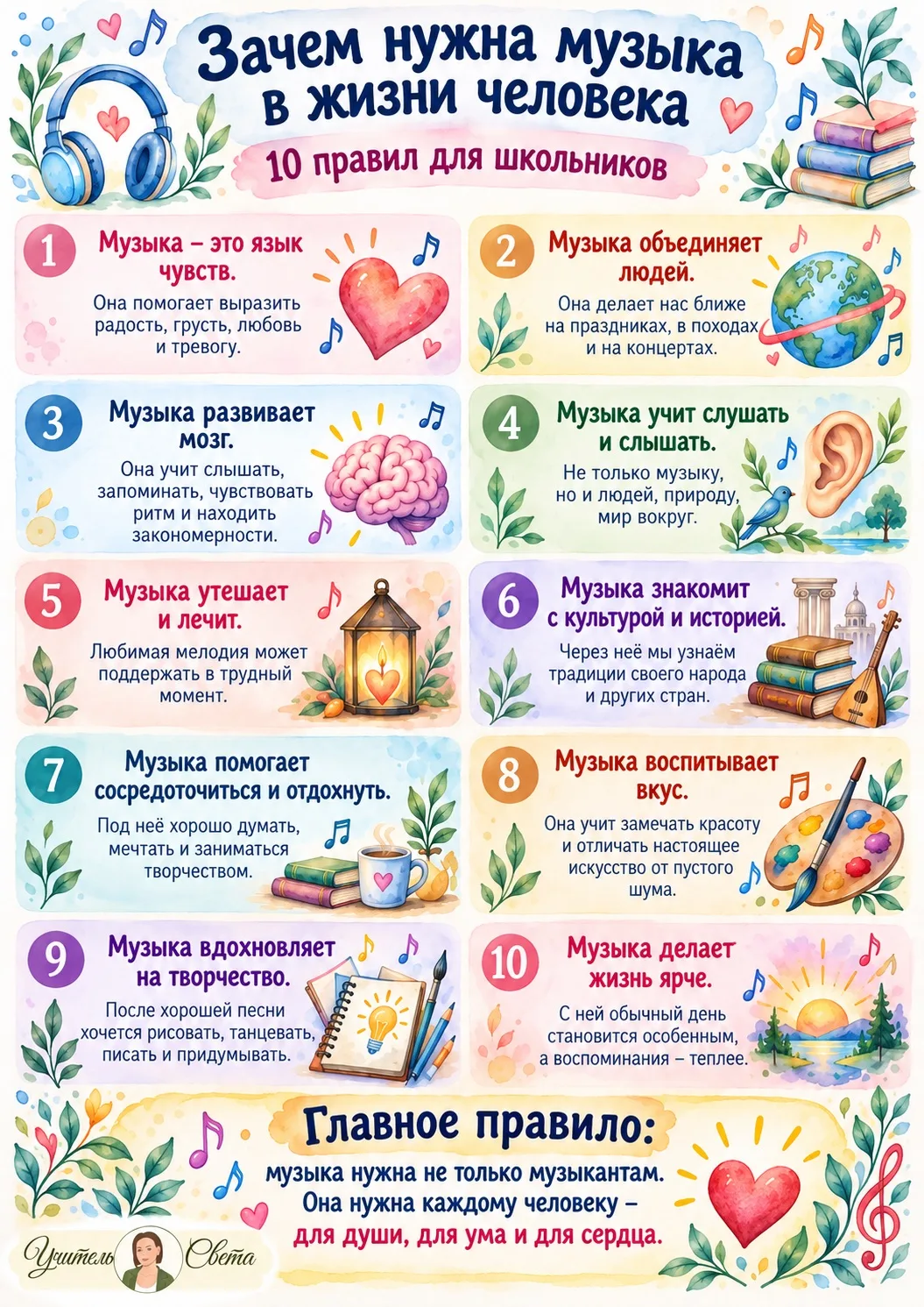 1 октября — Международный день музыки! 🌸