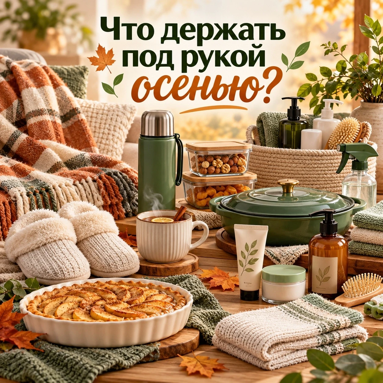 🍂 Что держать под рукой осенью: идеи для домашнего запаса на прохладные дни