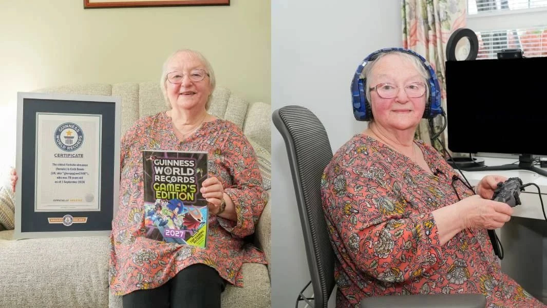 👵 78-летняя бабушка поставила рекорд в Fortnite
