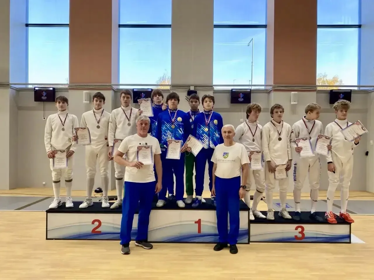🤺13 октября наш мушкетер - ученик 8 «Б» Камиль Габитов завоевал золото 🥇 в составе ко...